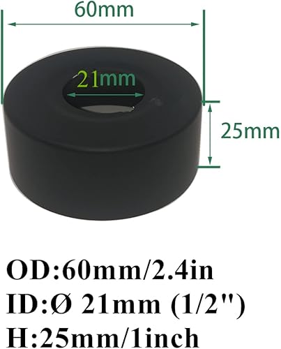 4 Stück Ø 21mm (1/2') Abdeckrosette Edelstahl, Rosette Wasserhahn, Wasserhahn Abdeckung, Rohr Abdeckung, Wandrosette edelstahl, Rosetten für Duscharmaturen,Wasserhähne,Heizkörper (Silber, 68 * 8) - Cheap-Us