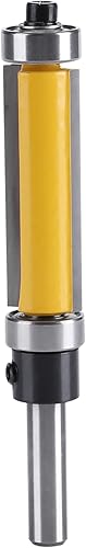 Unterputzfräser mit oberem und unterem Lager 1-1/2 'H * 1/4' Schaft für elektrische Holzfräser Gravurmaschinen Holzkantenveredelung - Cheap-Us