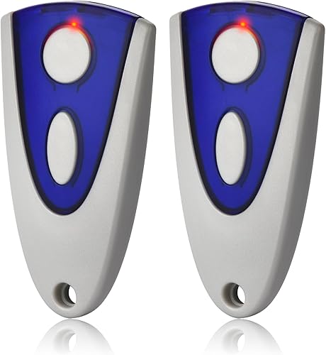 2 Stück Garagentoröffner, Garagentor Fernbedienung Kompatibel mit Novoferm Novotron Handsender 502 MAX43-2 Novotron 512 MIX43-2 433,92MHz - Cheap-Us