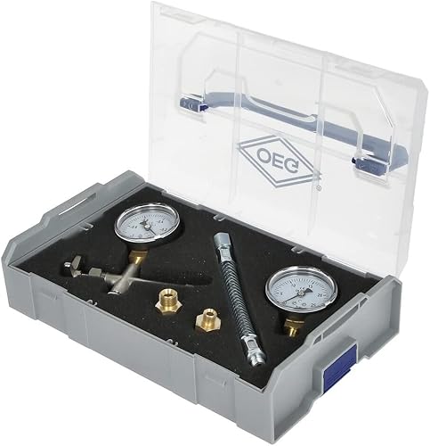 OEG Pumpenprüfkoffer für Ölpumpen zum prüfen und einstellen von Ölbrennern - Cheap-Us