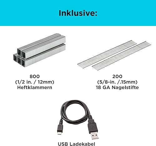 Black+Decker 3.6V Akku-Schere BCSC115 (kabellos, für Schnitte in Stoffen, Papier, Karton, Leder und Kunststoff, inklusive 2 austauschbare Klingen, USB-C Ladekabel), Weiß/Blau - Cheap-Us