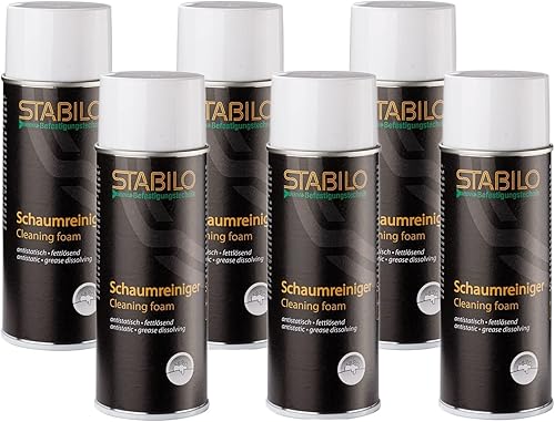 6x Stabilo Universal Schaum Reiniger 400ml | Universal Schaumreiniger für Polster, Scheiben, Kunststoff & Metall | 6 Stück - Cheap-Us
