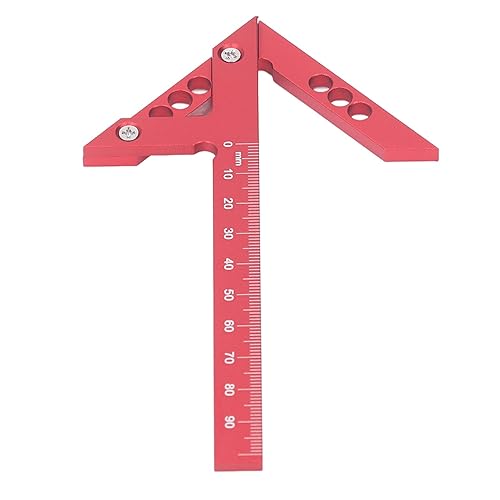 Holzbearbeitungs-Mittellinien-Anreißer, 45-Grad-Winkel-Anreißlehre, Mittenfinder, Aluminiumlegierung, Mittenfinder für Holzbearbeitungsmessungen - Cheap-Us