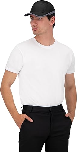 BWOLF TRIVOR Anstoßkappe Herren Stoßkappe Sicherheitskappe Sicherheitshelm mit ABS-Schale EN 812 mit Reflexstreifen Schutzhelm Helmkappe - Cheap-Us