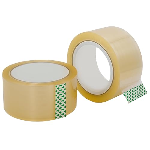 BIGtec Paketklebeband Klebeband 6 Rollen Paketband Packband Verpackungsband Kartonband Standard 66m lang 48mm breit transparent Verpackungsmaterial für Pakete und Karton - Cheap-Us