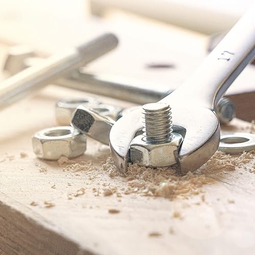 PARCO Sechskantschrauben M10 x 100 mm mit Muttern, DIN 601 verzinkt 10 Pack - Cheap-Us