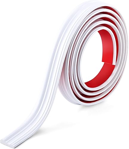 Flexible Zierleisten Selbstklebend, Wandleiste & Stuhlschiene | Abziehen und Aufkleben Selbstklebende Paneelleiste | DIY Home Decor auf dem Schranktürspiegelrahmen, 3m x 2.7cm - Cheap-Us