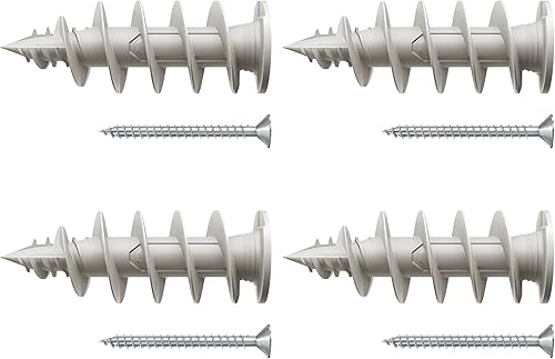Fischer FID II 50 mm, 4 x Manteldübel mit Schraube, Isolierung, zur Befestigung von leichten Lasten, 573823 - Cheap-Us