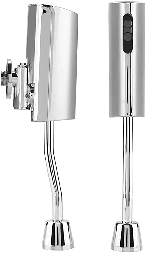 ViaGasaFamido Automatische Sensor-Urinal-Toilette Badezimmer-Toilette Wandmontiertes Berührungsloses Urinal-Spülventil Intelligenter Wasserhahn Messing Galvanisiertes Auto-Urinal-Spülset - Cheap-Us