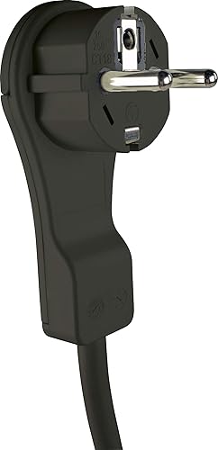 as - Schwabe Verlängerungsleitung 2 m mit Flachstecker - Verlängerungskabel mit Schutzkontaktstecker & Schutzkontaktkupplung - für den Innenbereich - extrem flach - 230V, 16A - IP20 - weiß, 50211 - Cheap-Us