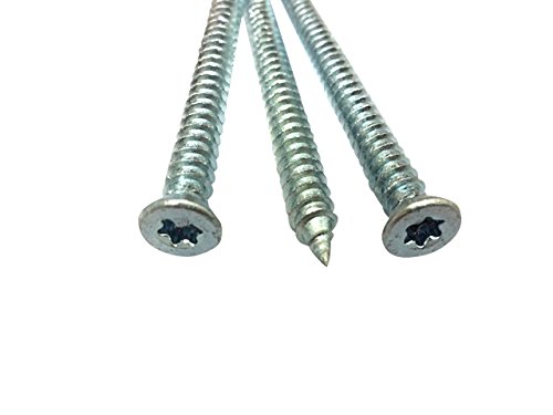 Fensterrahmenschrauben Fensterschrauben SENKKOPF 7,5 x Länge wählbar (92mm, 100 Stück) - Cheap-Us