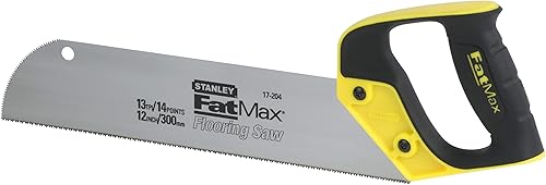 Stanley FatMax Furniersäge (45° / 90° Anschlag, ABS-Kunststoff Griff, 13 Zähne/Inch, 0.7 mm dickes Sägeblatt) 2-17-204 - Cheap-Us