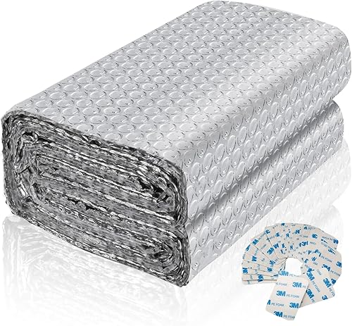 DAJASD Heizkörper Reflexionsfolie, Isolierfolie Dämmfolie, Isolierung Hinter Heizkörper 5M x 0,6m x 3.5mm , Thermofolie mit Klebepad, Alufolie Extra Stark für Dach Fenster Geflügelstall - Cheap-Us