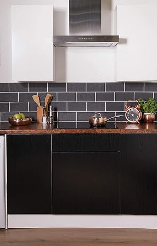 d-c-fix Möbel-Klebefolie Blackwood Holz-Optik 67,5 cm x 2 m - Möbelfolie selbstklebend Deko-Folie für Küche Tisch Schrank Fensterbank Küchenfronten Schrankfolie Tischfolie Holzfolie schwarz - Cheap-Us