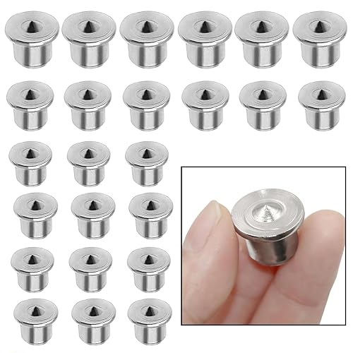 24 Stücke Holzdübel Zentrierspitzen Set,Zentrierspitze Dübelhilfe Holzdübel Round Dübel Zentrierspitze Dübelhilfe Holzdübel Für Holzverarbeitung Holz Tenon Bit Werkzeug (6/8/10/12 mm) - Cheap-Us