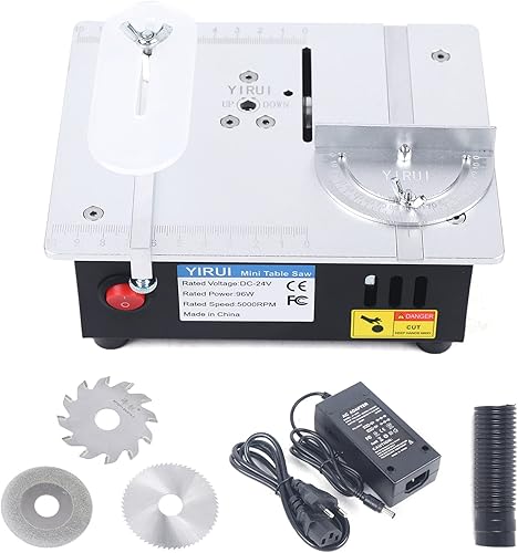 Mini-Tischsäge Desktop Schneidwerkzeug DIY Kettensäge Kunststoff Metall Holz, 5000 r/min - Cheap-Us