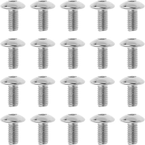 EMSea 20 Stück M6 x 12 mm Motorrad-Befestigungsschrauben Ersatz kompatibel mit Honda kompatibel mit Yamaha Motorrad-Verkleidungsschrauben - Cheap-Us
