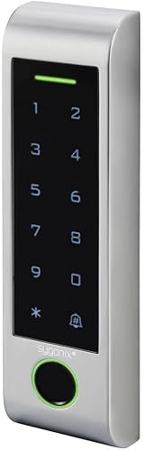 Sygonix SY-6121662 Fingerprint/RFID Zugangssystem Oberflächenmontage 12 V/DC, 18 V/DC IP66 mit beleuchteter Tastatur, m - Cheap-Us