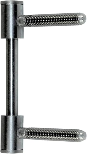 SN-TEC Standard Türband Set 3-teilig für Holztüren mit Holzzargen, Rolle 15mm, Stift 8mm (2 Stück, Silber hell vernickelt) - Cheap-Us