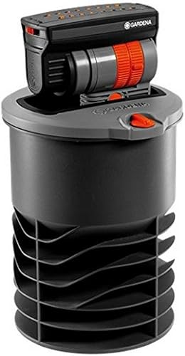 Gardena Sprinklersystem Versenk-Viereckregner OS 140: Bewässerungssystem für quadratische und rechteckige Flächen bis max 140 qm, Reichweite bis 15 m, ebenerdig montiertbar (8220-29) aus Kunststoff - Cheap-Us