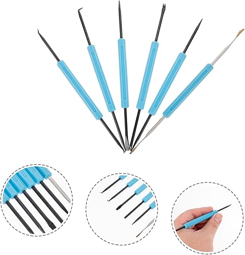 VILLFUL 6Pcs Assist Kit Welding Circuit Sky-Blue Professional Aid Blue Auxiliary Sidely Solder Sky-Tools Double-Grinding Re Double-Seide Tool Soldering Board Zubehör - Cheap-Us