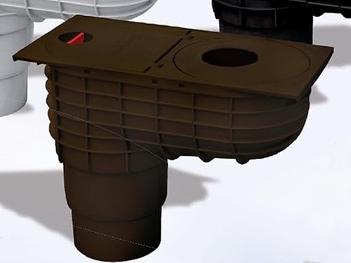 Regensinkkasten Regenrohrablauf Regenwasserablauf Dachrinnenablauf Q3 braun - Cheap-Us