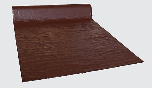 Dachabdichtungbahn Elastomerbitumen mit farbiger Aluminiumbeschichtung 10 m2. Metalldach von der Rolle. Selbstklebend Format 1 x 10 m Farbe Bleifarben. - Cheap-Us