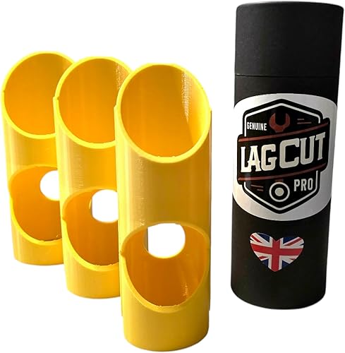 Lag Cut Pro™ - Präzisionsschaumrohr-Auslegewerkzeug, Lagging Cutting Tool Set für Klempner Perfekt für 45-Grad-Winkel, T-Stücke auf Kupferrohrisolierung. Größen 15 mm, 22 mm, 28 mm für 13 mm Lagging - Cheap-Us