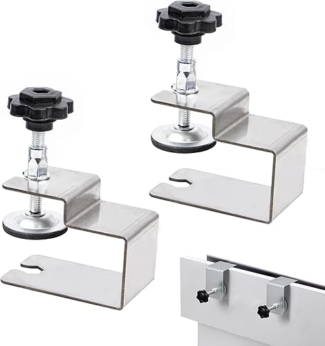 C Klemme, Multifunktion Dreifach C-Zwingen und Spanner, Edelstahl Schraubklemmen Schrankwerkzeug für Schrank & Schubladenfront Installation, Holzarbeiten Heimwerken Werkzeug, 2 Stück - Cheap-Us