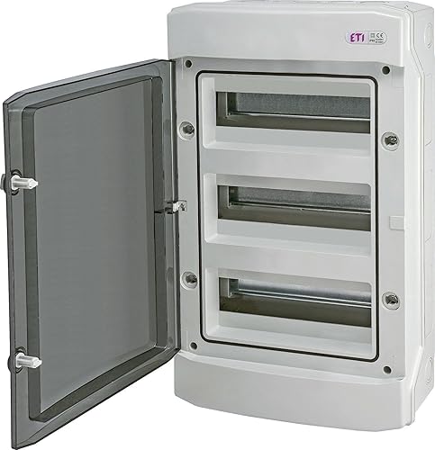 ARZER 3-reihiger IP65 Feuchtraumverteiler (36 Module) aus Acrylester-Styrol-Acrylnitril (ASA) und Polycarbonat (PC) - ECH - Cheap-Us