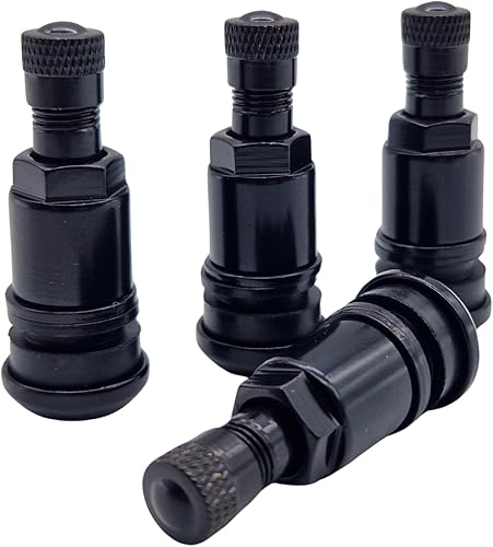 4X Stahlventile 11,3 mm Schwarz Ventile Felgenventile Metallventile - Cheap-Us