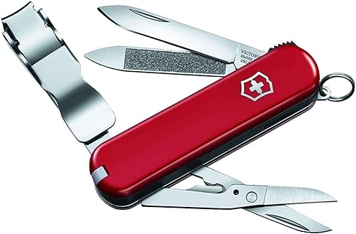 Victorinox Schweizer Taschenmesser, Nail Clip 580, Multitool, Maniküre, Pediküre, 8 Funktionen, Kleine Klinge, Nagelfeile, Nagelreiniger - Cheap-Us