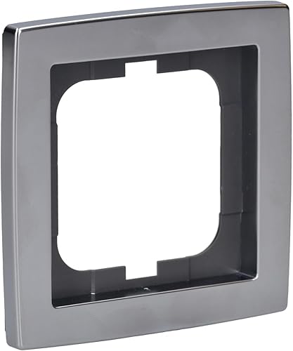 Busch-Jaeger 1721-80 Abdeckrahmen 1-fach Chrom Matt Solo 2CKA001754A4104 - Cheap-Us