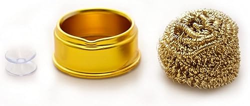 edi-tronic Metallschwamm Lötschwamm Trockenschwamm Trockenreiniger Schwamm Lötreiniger Lötspitzen Reiniger - Cheap-Us