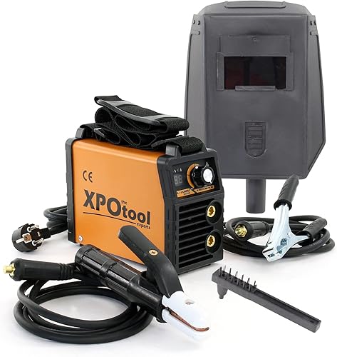 XPOtool Tragbares MMA Elektroden Schweißgerät 20-120A IGBT Inverter, E-Hand Schweißgerät mit Zubehör, Schweissgerät mit Arc-force-, Hot-start- und Anti-stick-Funktion - Cheap-Us