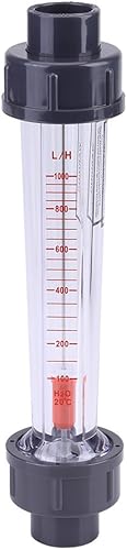 TOPINCN Wasserdurchflussmesser, Schlauchtyp aus transparentem Kunststoff, 100 – 1000 l/h, Durchflussmesser, Messung des Wasserdurchflusses LZS-15 - Cheap-Us