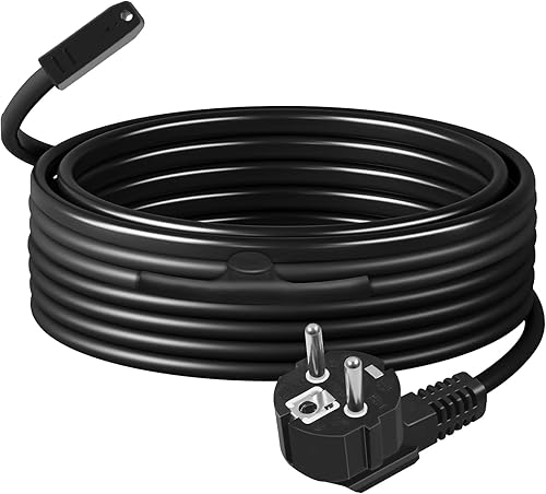TIHOOK Selbstregulierendes Rohrbegleitheizung mit Thermostat, Frostschutz Heizkabel, Begleitheizung Wasserleitung, Heating Cable für Frostschutz für Wasserleitungen oder Pflanzen 4m - Cheap-Us