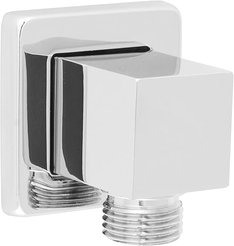 Welfenstein Wandanschlussbogen HC10 eckig Messing verchromt - Cheap-Us