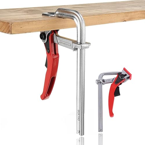 Schienenklemme Ratsche tischklemme Ratschen Tischklemme, 160X80 T-Führungsschienen Klemme, 540 Lbs Befestigungswerkzeug Für Die Holzbearbeitung tischklemme Bar Clamps - Cheap-Us