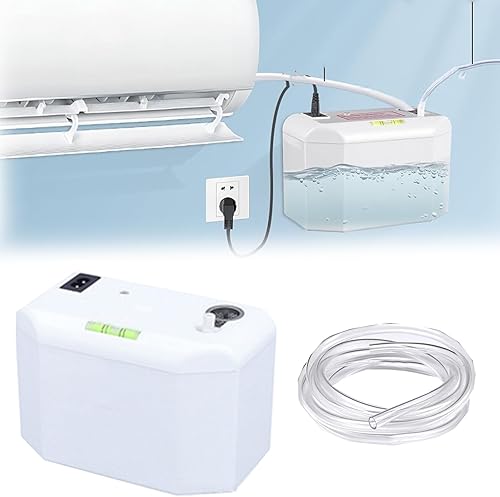 Kondensatpumpe, 24L/H Kondenswasserpumpe für 8kw Leistung mit 5m Schlauch Kondensatpumpe Klimaanlage 200ml Wasserspeicher Kondensathebeanlage überlaufalarm Automatische Entwässerung - Cheap-Us