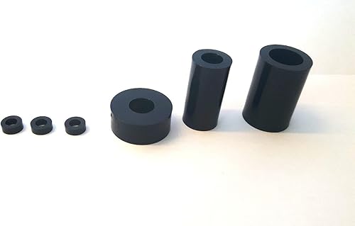 OL 50 St. Distanzstücke/U-Scheiben aus Kunststoff Durchmesser 6 mm Länge/Höhe 3 mm Bohrung 3,2 mm - Cheap-Us