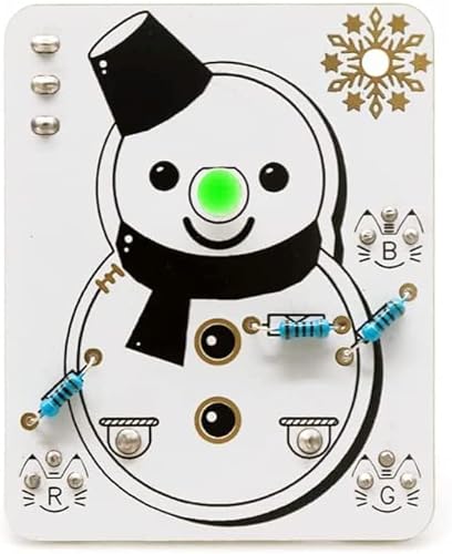 Treedix Lötübungsprojekt Elektronik DIY Lötkit für Anfänger Erwachsene - Lötstation TRX8-112 mit Lötkolben, Entlötpumpe, Spitzenreiniger, Halter, Schwamm, Lötdraht, Zange, Pinzette, Anleitung - Cheap-Us