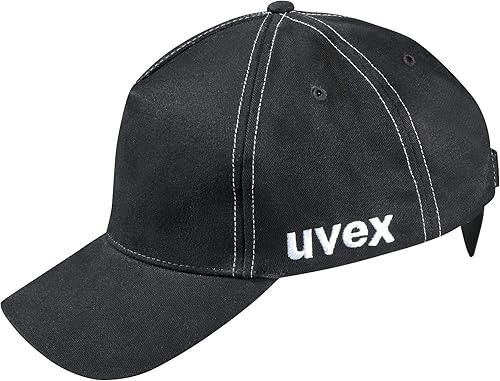 uvex u-Cap Sport Bump Cap - Hard Shell Element for Head Protection - Long Shade - Black - Cheap-Us