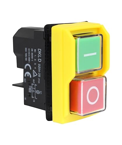 Nullspannungsschalter-Maschinenschalten DZ4 230V für Werkzeugmaschinen- Baugleich KEDU KJD20-2 230V - Cheap-Us