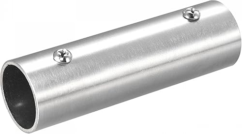 sourcing map Schiene Rohrfitting 2-Weg 100mm 304 Edelstahl Gebürstet für 25mm/1' Handlauf - Cheap-Us