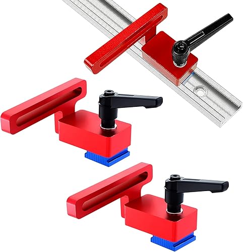 2 Stück Führungsschiene Stop, 30 Rutschen T-Schienen, T-Schienen Führungsschienenanschlag, Mitre Track Stop Für T-Nut T-Tracks Rutschenstopper Für Holzbearbeitung Gehrung Spurstopper Holzbearbeitung - Cheap-Us