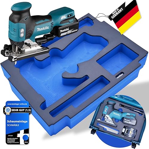 SCHWÄBLE® Schaumeinlage Schaumstoffeinlage für Makita Akku-Stichsäge DJV181 - Cheap-Us