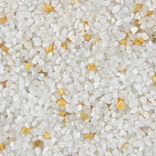 Terralith Buntsteinputz 15kg in weiß-beige, Sockelputz für Innen und Außen mit Reinacrylat Bindemittel aus Naturstein, 1-2mm Körnung (BSP08) - Cheap-Us