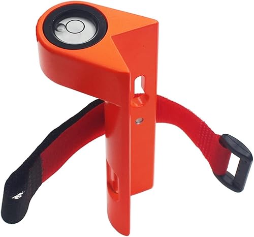 Povxlum Zentrierstange Kohle Faser Nivellier Libelle für Rechtwinklige Wasser Waage Tragbar Senkrechte Wasser Waage Orange - Cheap-Us