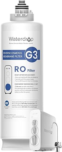 Waterdrop WD-G3-N2RO Filter, 2 Jahre Lebensdauer, Ersatz für WD-G3-W Umkehrosmose-System - Cheap-Us